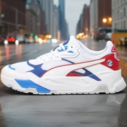 Puma Men's BMW Motorsport Trinity White Casual Sneakers image 5