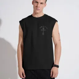 SHOWOFFFF Black Regular Fit Printed T-Shirt-picture-10