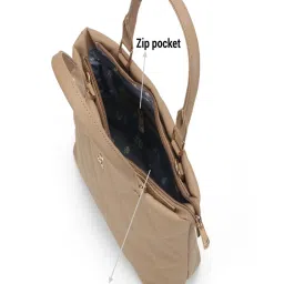 Mochi Beige Medium Satchel image 5