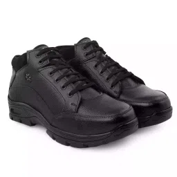 Enrich Field Steel Toe Safety Shoe Genuine Leather High Ankle Size UK 6 Black, SGS1137BK-picture-18