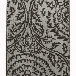 Saral Home Grey Microfiber Abstract Bath Mat 45X70 cm image 2