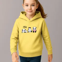 HELLCAT Girls Yellow & White Printed Hoodie - Pack of 2 image 3