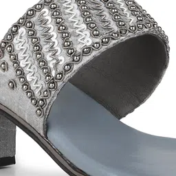 Inc 5 Embellished Ethnic Block Sandals with Bows image 2