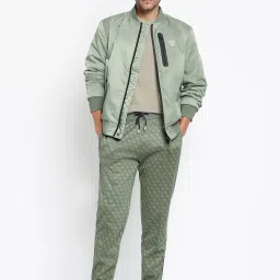 Guess Green Fashion Printed Regular Fit Trackpants image 5