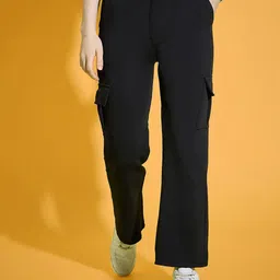 Dream Beauty Fashion Women Loose Fit High-Rise Cargos Trouser-image-27