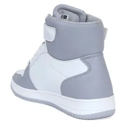 Spykar Men's DIEGO White Ankle High Sneakers image 5