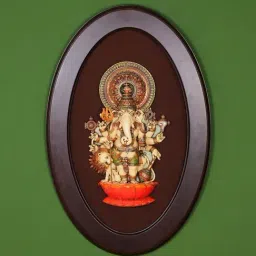 Ekaa Handicrafts Gold Brass Padmavati Devi And Tirupati Balaji-image-35