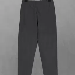 BULLMER Grey Regular Fit Solid Trackpants image 2