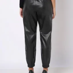 GAP Black Solid Joggers image 2