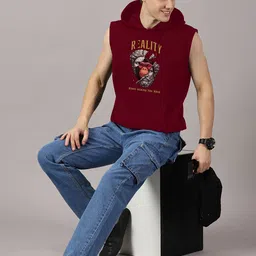 LEON Men Printed Hooded Sweatshirt image 3