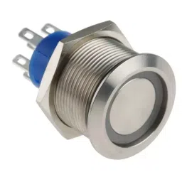 RS PRO Illuminated Push Button Switch Panel Mount 22.2 mm DPDT Red LED 250 V AC, 1759239-picture-38