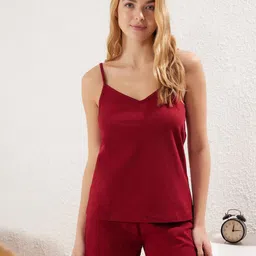 Trendyol Women Pure Cotton Night suit-image-83