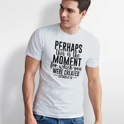 Seekbuylove Men Typography Printed Bio Finish T-shirt image 2