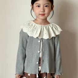 LULU & SKY Girls Ribbed Cardigan-picture-32