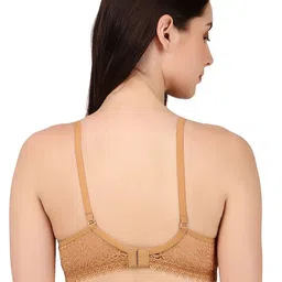 Piylu Women Pack Of 3 Seamless Full Coverage Lightly Padded Bra image 5