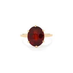 elitemart Men Gold-Plated Alloy Garnet Finger Ring-picture-14
