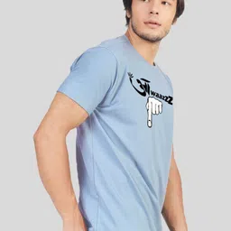 Greylongg Men Graphic Printed Round Neck Cotton T-shirt image 4