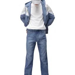 Rare Rabbit Blue Regular Fit Solid Jeans image 5