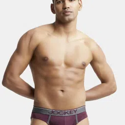 Jockey 8044 Men's Super Combed Cotton Rib Solid Brief with Ultrasoft Waistband (Pack of 2) image 5