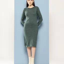 Chemistry Slit Sleeve Sheath Dress-picture-10