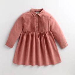 Cherry Crumble By Nitt Hyman Kids Pink Cotton Dress-picture-20
