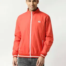 Dragon Hill Orange Relaxed Fit Jacket-image-51