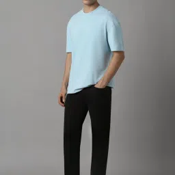 Louis Philippe Blue Regular Fit T-Shirt image 5