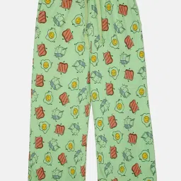 Kiddopanti Kids Green Printed Pyjamas-image-49