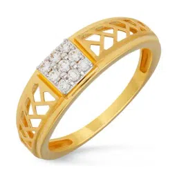 Malabar Gold and Diamonds 18k IGI Certified Diamond Yellow Gold Ring for Men-picture-36