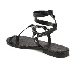 Tao Paris Women's Shanghai Black Ankle Strap Sandals image 5