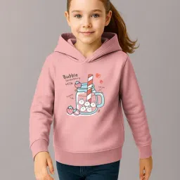 HELLCAT Girls Mint Green & Pink Printed Hoodie - Pack of 2 image 2