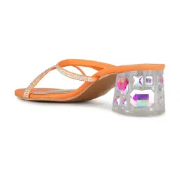 Inc.5 Women's Orange Casual Sandals image 5