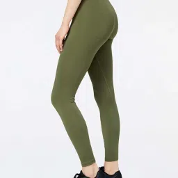 New Balance Olive Green Printed Sports Tights image 5