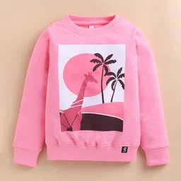 Ginie Girls Graphic Printed Round Neck Sweatshirt-picture-16