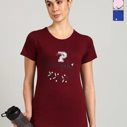 PAAVKI Pack Of 3 Typography Printed Round Neck Cotton T-shirts-image-95