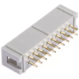 RS PRO 20 Way Straight PCB Header 2 Row , 6257296 image 2