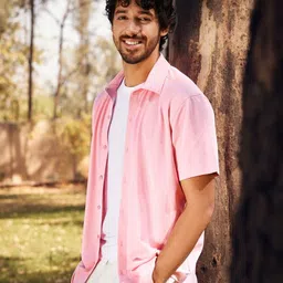 EAZY Men Opaque Casual Shirt image 4