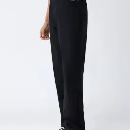 Nuon by Westside Black Relaxed-Fit Mid-Rise Jeans-image-0