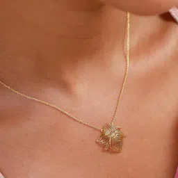 Mia by Tanishq 14k (585) Yellow Gold Necklace for Women-picture-18