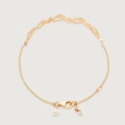 Mia by Tanishq 14k (585) Diamond Yellow Gold Bracelet for Women image 4