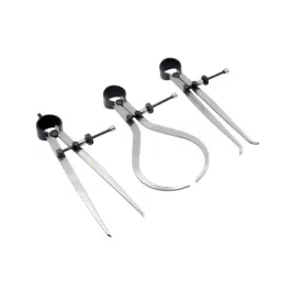 Buyohlic International Inside, Outside & Divider Spring Caliper Set Size 4 inch (100 mm) Silver Color for Fast and Accurate Measurements, MI-AQ10-RM6O (Set of 3)-image-7