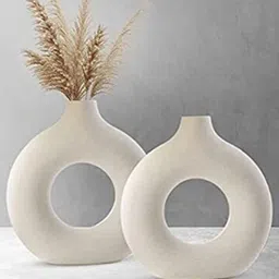 Kraftlik Handicraft White Ceramic Vases-picture-14