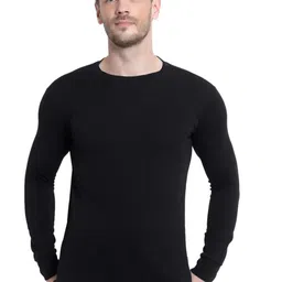 LOVE RABBY Men Solid Round Neck Slim Fit T-shirt-picture-11