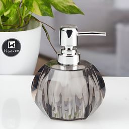 Kookee Grey Abstract Plastic Soap Dispenser-picture-21