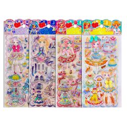 FunBlast DIY 3D Princess Dress-Up Change Stickers Pack of 4 Kawaii Stickers-picture-10