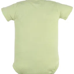 FFlirtygo Christmas Theme Cotton Half Sleeves Have A Very Merry Christmas Printed Onesie - Green image 3