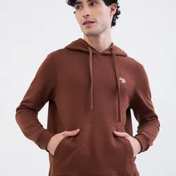 SPYKAR Men Brown Cotton Pullover Sweatshirts-image-69