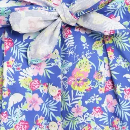 Blue Giraffe Girls Multi Cotton Printed Skirt image 3