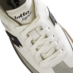 Lotto Men's Leggenda Brasil Select OG White & Black Sneakers image 5