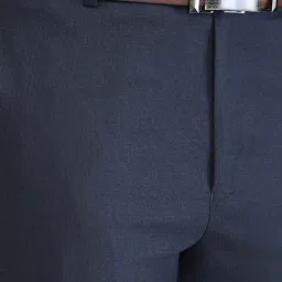 Park Avenue Blue Regular Fit Trousers image 5